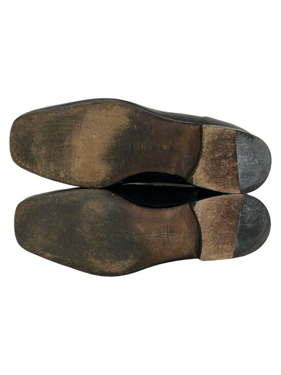 Bottega Veneta Loafers 42 Black White Brown Leather main image 6